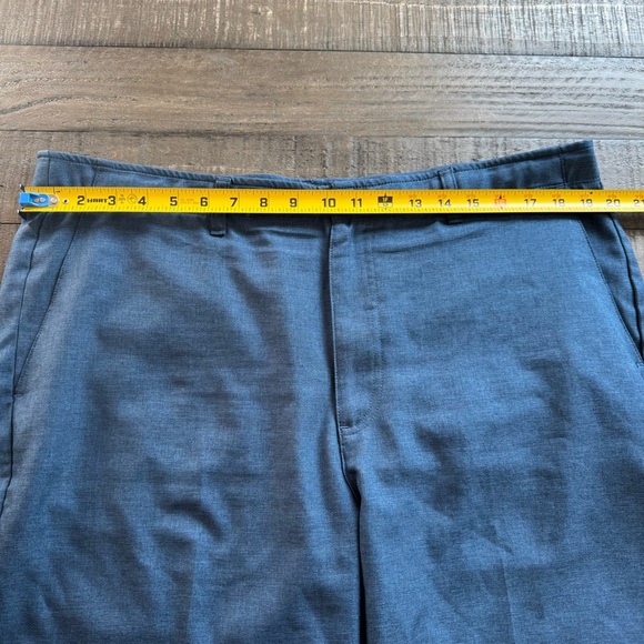 Pebble Beach Dry-Luxe Performance Shorts Blue Men's Size 38 Golf Activewear - Picture 2 of 11